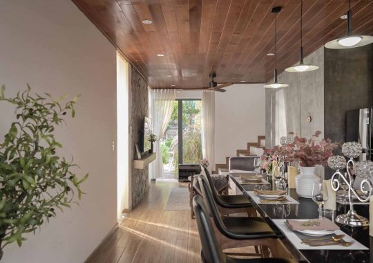 THI CÔNG BIỆT THỰ NGHỈ DƯỠNG 390M2 LA LAINE