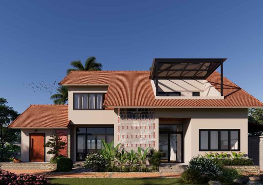 THIẾT KẾ BIỆT THỰ NHÀ VƯỜN 425M2 – BÌNH DƯƠNG