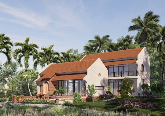 THIẾT KẾ BIỆT THỰ NHÀ VƯỜN NAM CÁT TIÊN – ĐỒNG NAI