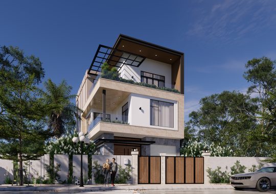 THIẾT KẾ NHÀ PHỐ 650M2 – THỦ ĐỨC