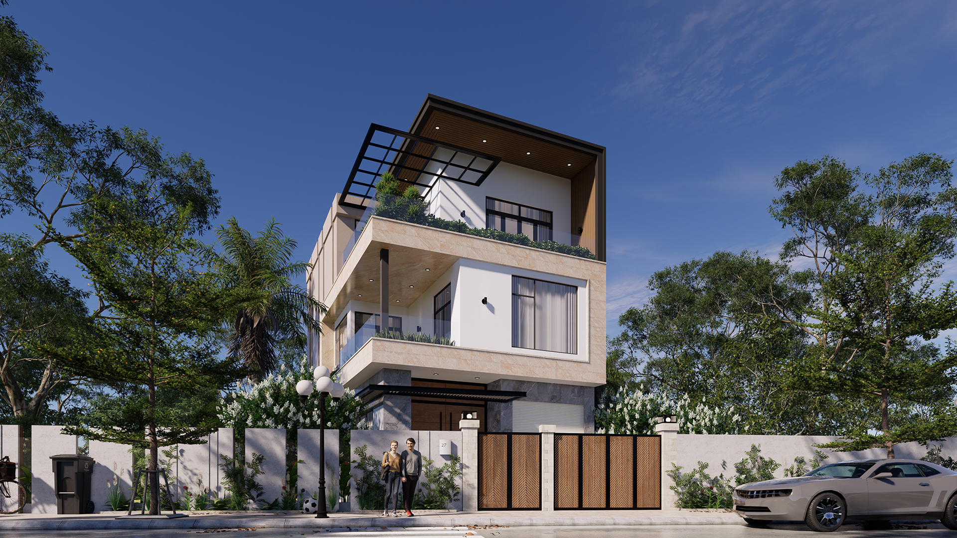 THIẾT KẾ NHÀ PHỐ 650M2 – THỦ ĐỨC