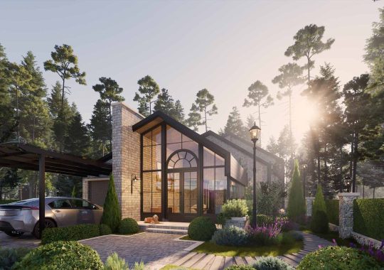 THIẾT KẾ BIỆT THỰ NGHỈ DƯỠNG 1000M2 – ĐÀ LẠT
