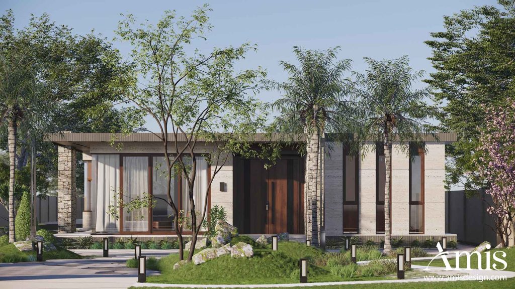 THIẾT KẾ BIỆT THỰ SÂN VƯỜN 2100M2 - CỦ CHI