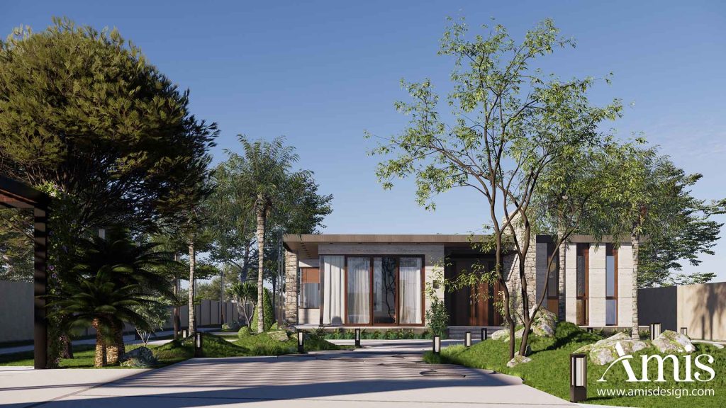 THIẾT KẾ BIỆT THỰ SÂN VƯỜN 2100M2 - CỦ CHI