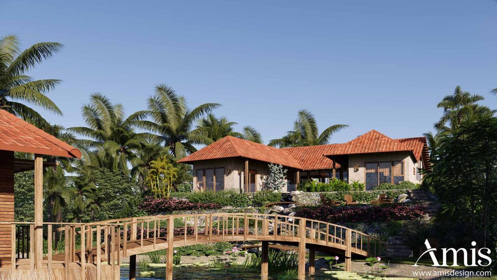 THIẾT KẾ NHÀ VƯỜN NGHỈ DƯỠNG