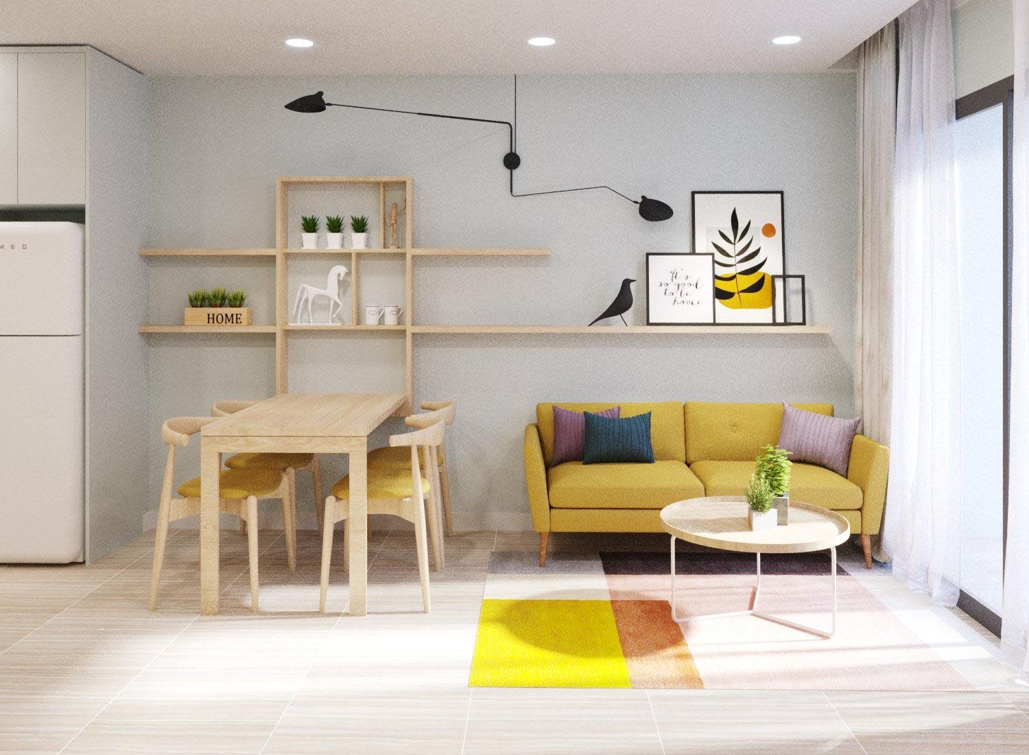 THIẾT KẾ CĂN HỘ CHUNG CƯ 50M2 – VINHOMES GRAND PARK