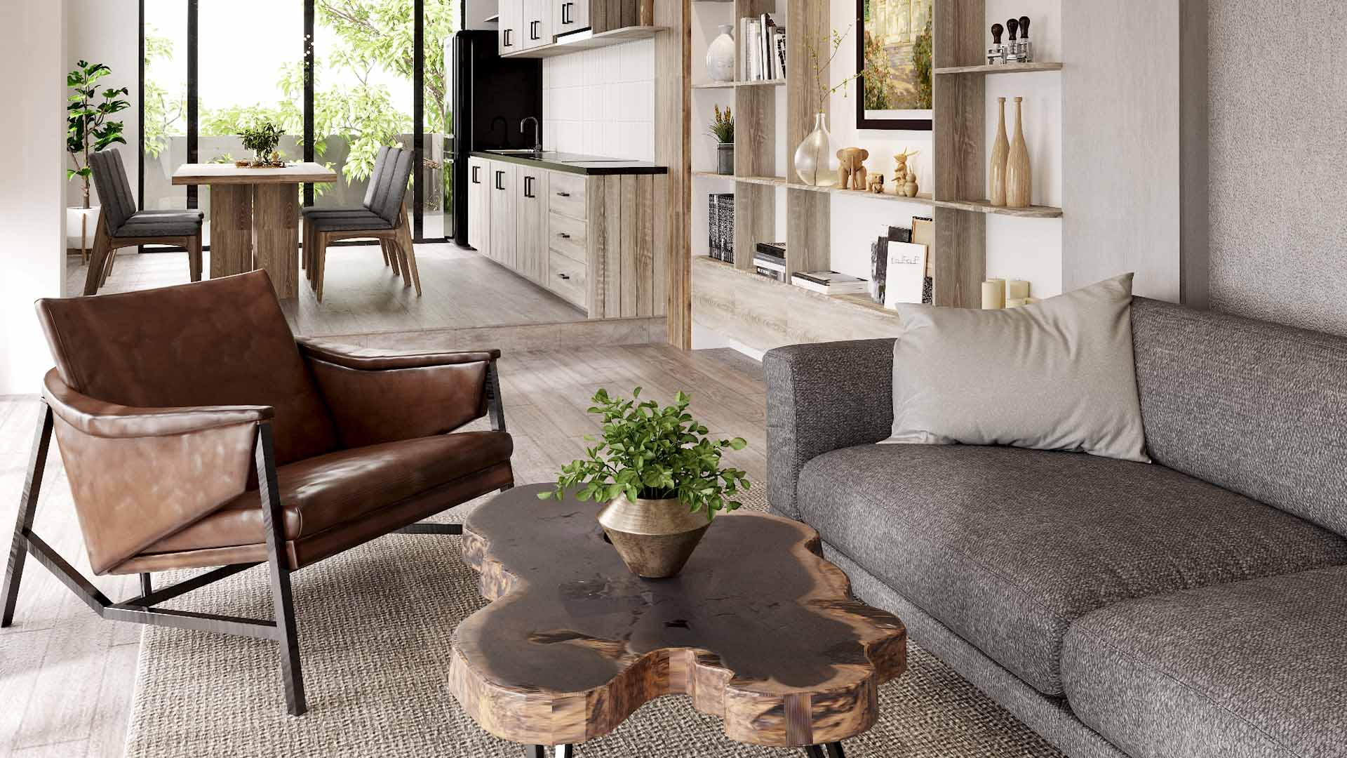 THIẾT KẾ CĂN HỘ DỊCH VỤ 60M2 – DUYEN APARTMENT