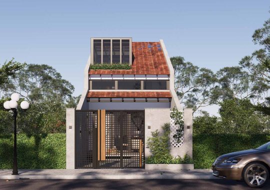 THIẾT KẾ NHÀ PHỐ 250M2 – LONG AN
