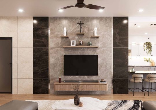 THIẾT KẾ NỘI THẤT NHÀ PHỐ 250M2 – TÂN PHÚ