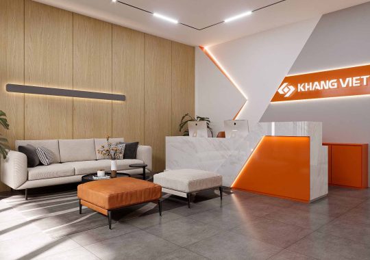 THIẾT KẾ VĂN PHÒNG 360M2 – KHANG VIỆT OFFICE