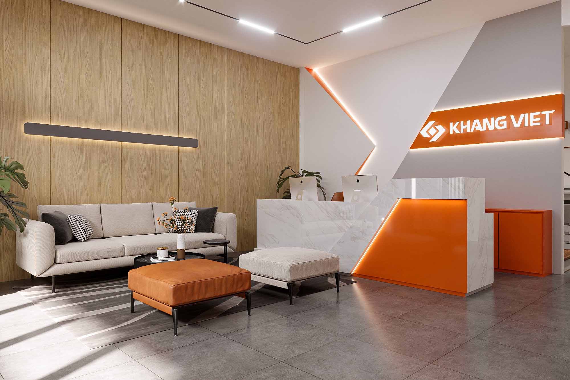 THIẾT KẾ VĂN PHÒNG 360M2 – KHANG VIỆT OFFICE