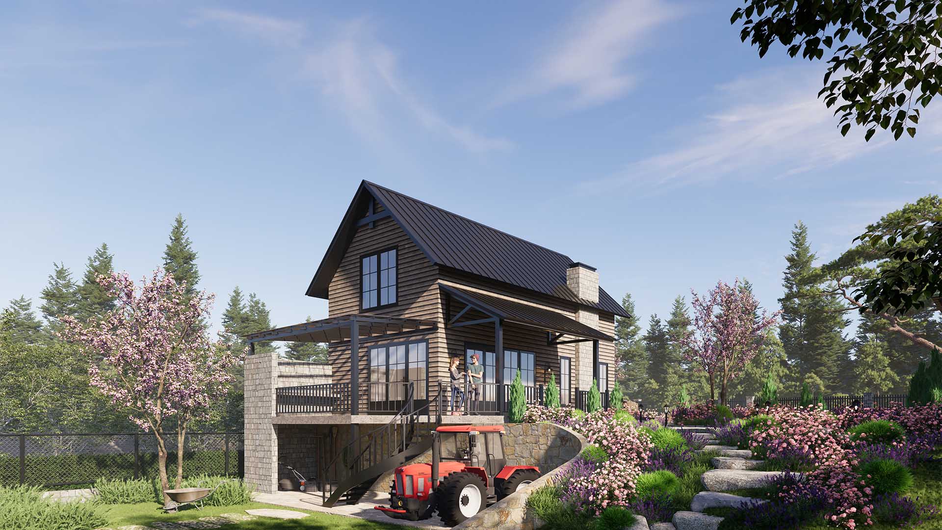 THIẾT KẾ VILLA NGHỈ DƯỠNG 1500M2 – ROSE VILLA