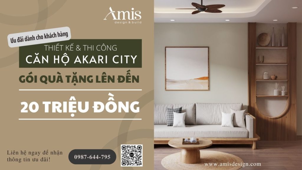 THIẾT KẾ THI CÔNG CĂN HỘ AKARI CITY