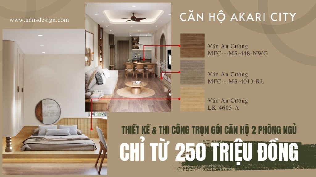 THIẾT KẾ THI CÔNG CĂN HỘ AKARI CITY