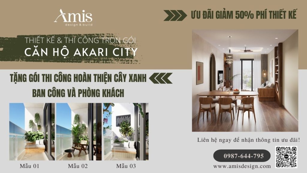 THIẾT KẾ THI CÔNG CĂN HỘ AKARI CITY