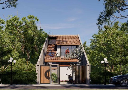 THIẾT KẾ NHÀ PHỐ 450M2 – BẾN TRE