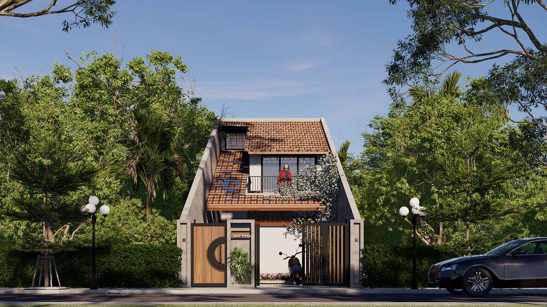 THIẾT KẾ NHÀ PHỐ 450M2 – BẾN TRE