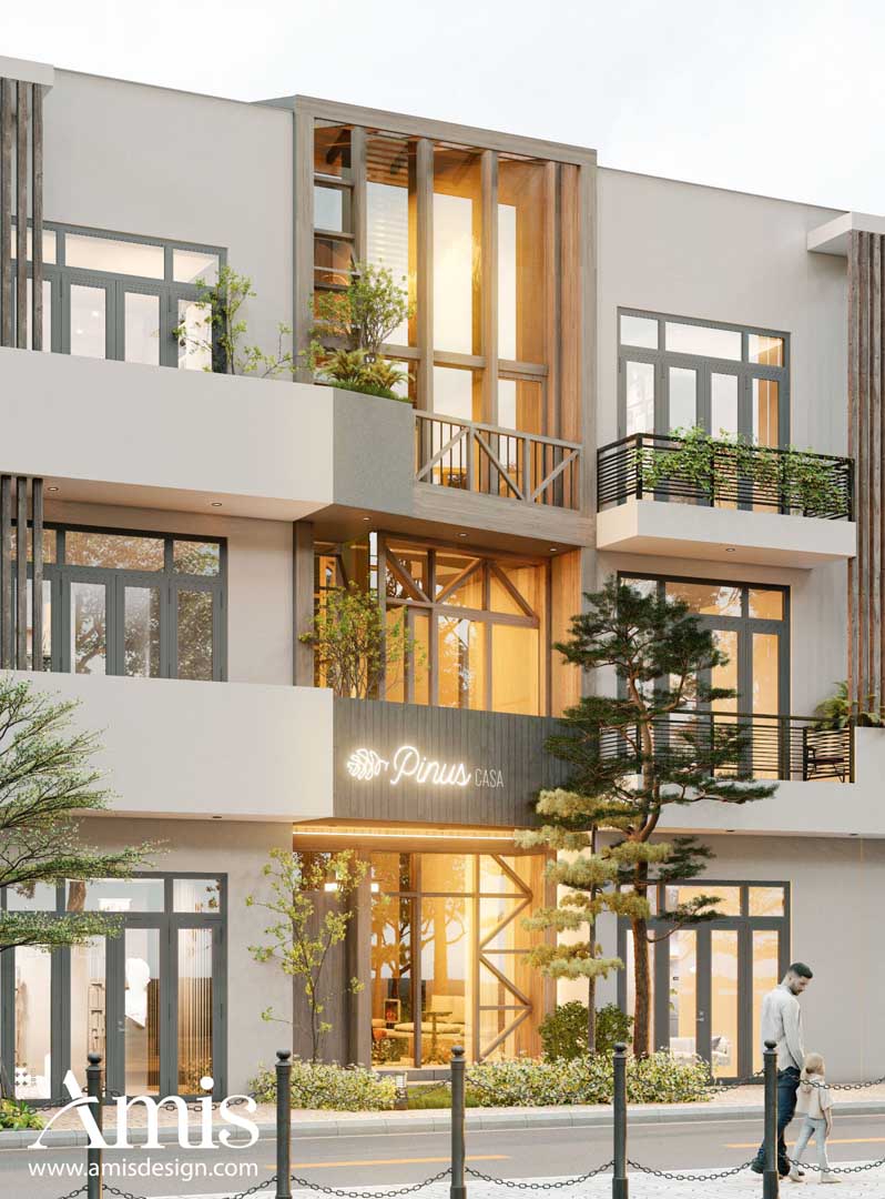 Thiết kế thi công nội thất homestay Pinus casa | Amis Design