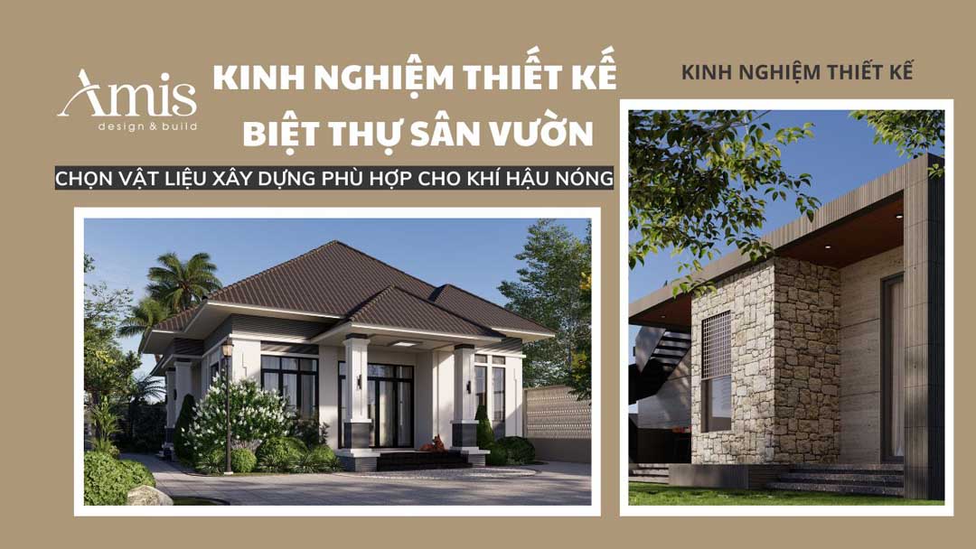 THIẾT KẾ BIỆT THỰ SÂN VƯỜN