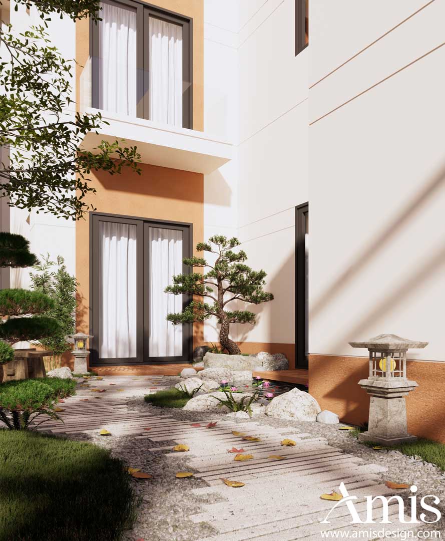 BIỆT THỰ SÂN VƯỜN PHONG CÁCH NHẬT 