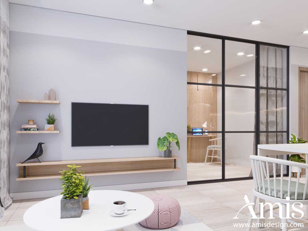 Thiết kế nội thất căn hộ 55m² tại Vinhomes Grand Park