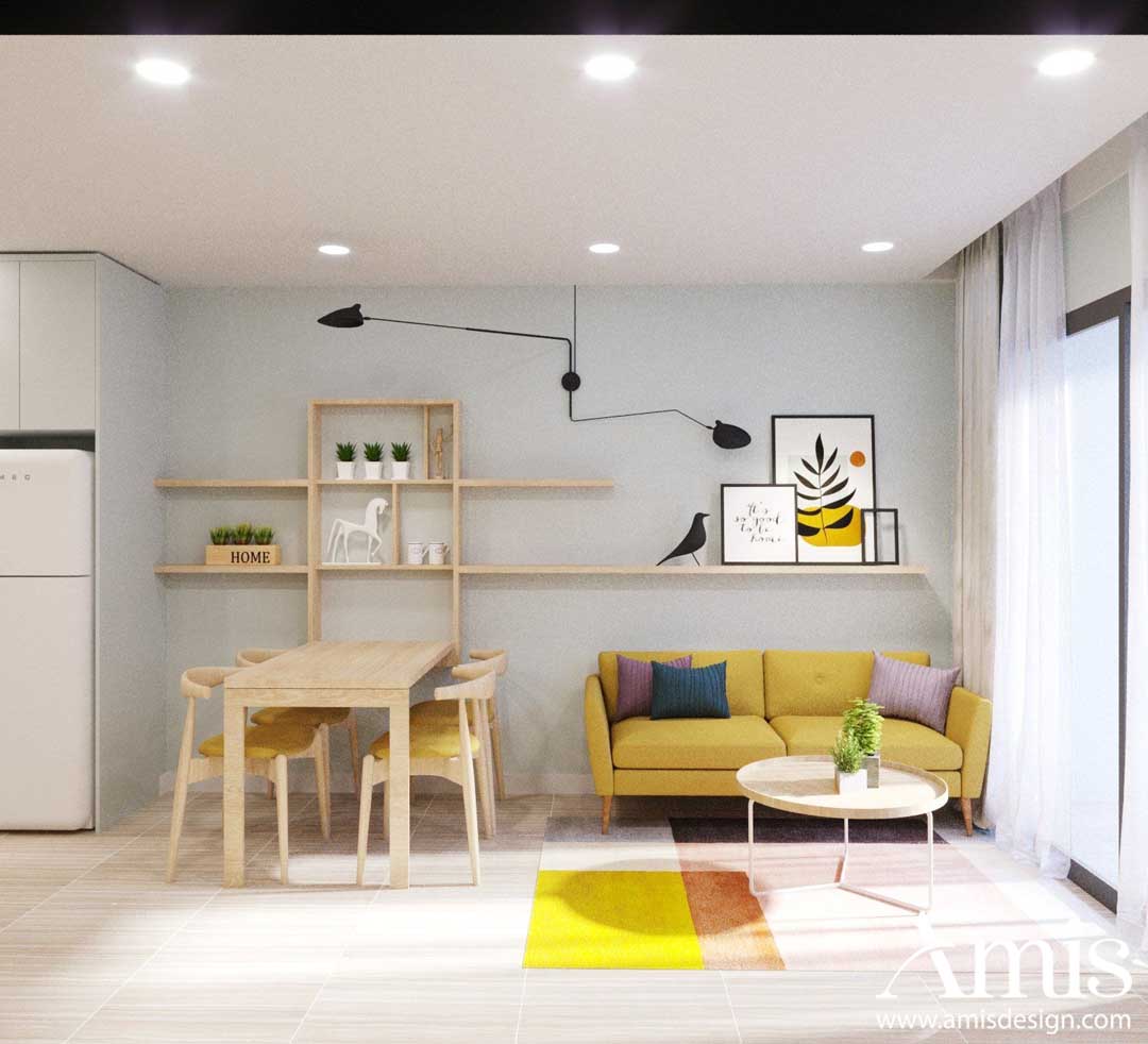 3 tông màu nội thất chung cư đẹp chuẩn xu hướng 2025