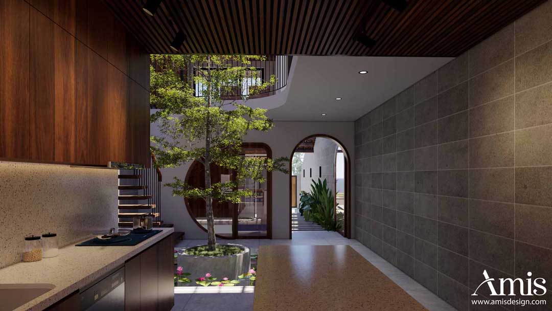 THIẾT KẾ NHÀ PHỐ THÔNG THOÁNG