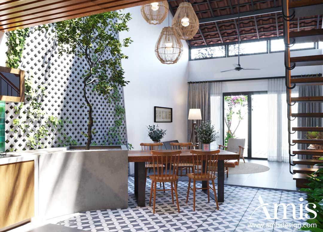 THIẾT KẾ NHÀ PHỐ XANH