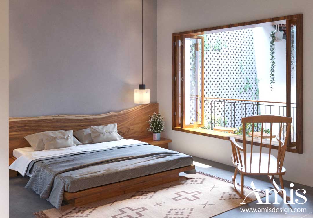 Thiết kế nhà phố xanh phong cách nhà vườn truyền thống hiện đại | Amis Design