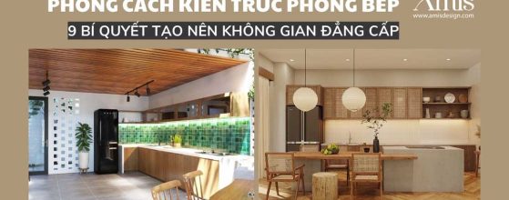 Phong cách kiến trúc phòng bếp