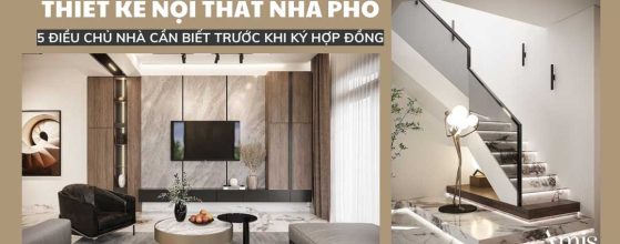 THIẾT KẾ NỘI THẤT NHÀ PHỐ