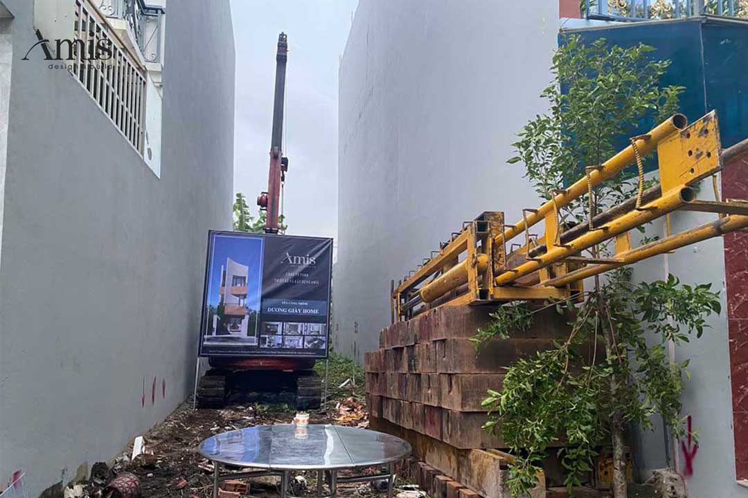 le dong tho thi cong nha pho duong giay home amis design