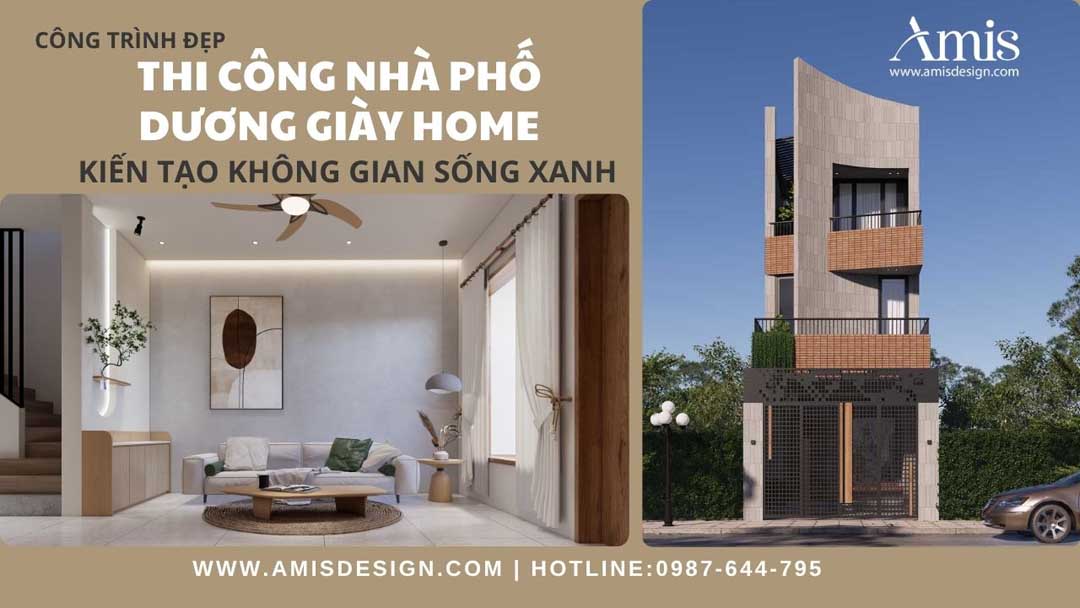 Thi công nhà phố Dương Giày Home
