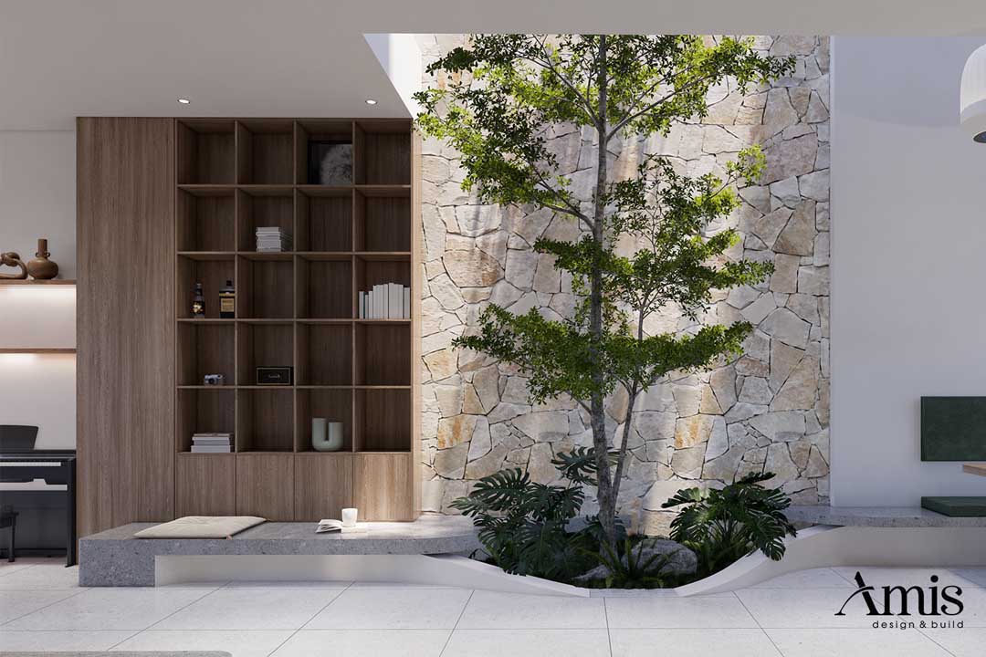 Thiết kế mặt tiền nhà phố Dương Giày Home | Amis Design 