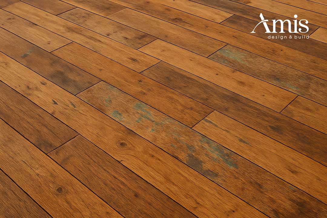 Sàn được làm bằng gỗ tái chế | Amis Design