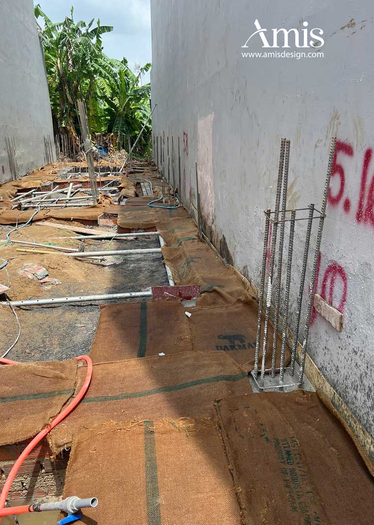 THI CÔNG MÓNG NHÀ PHỐ DƯƠNG GIÀY HOME