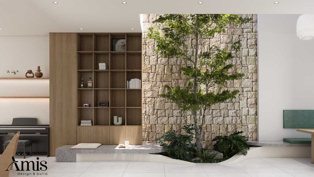 THIẾT KẾ NHÀ ỐNG XANH GIỮA LÒNG PHỐ THỊ