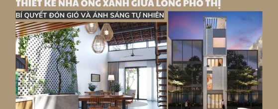 THIẾT KẾ NHÀ ỐNG XANH GIỮA LÒNG PHỐ THỊ