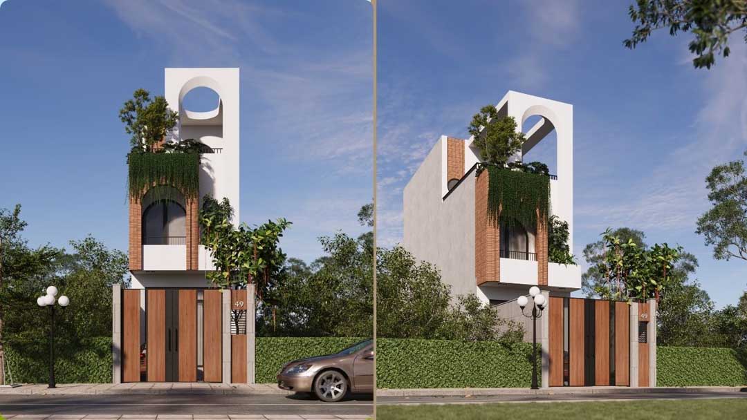 THIẾT KẾ NHÀ PHỐ 360M2 VINH ST