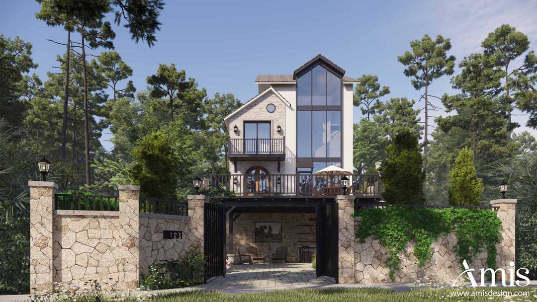 TIÊU CHUẨN THIẾT KẾ KIẾN TRÚC BIỆT THỰ NGHỈ DƯỠNG ĐỒI NÚI: GIẢI PHÁP TỐI ƯU CHO CÔNG TRÌNH ĐỊA HÌNH DỐC