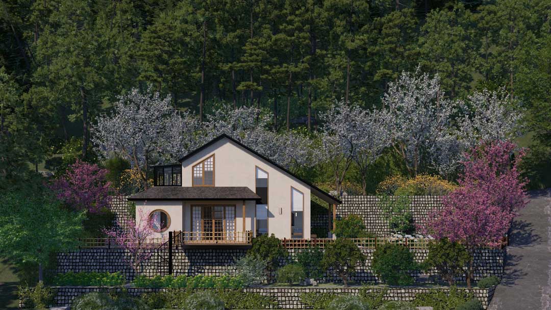 THIẾT KẾ NHÀ VƯỜN NGHỈ DƯỠNG 212M2 VIVA FARMHOUSE