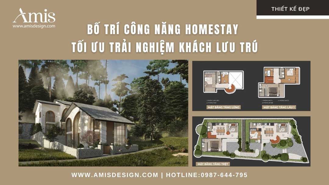 BỐ TRÍ CÔNG NĂNG HOMESTAY TỐI ƯU TRẢI NGHIỆM KHÁCH LƯU TRÚ
